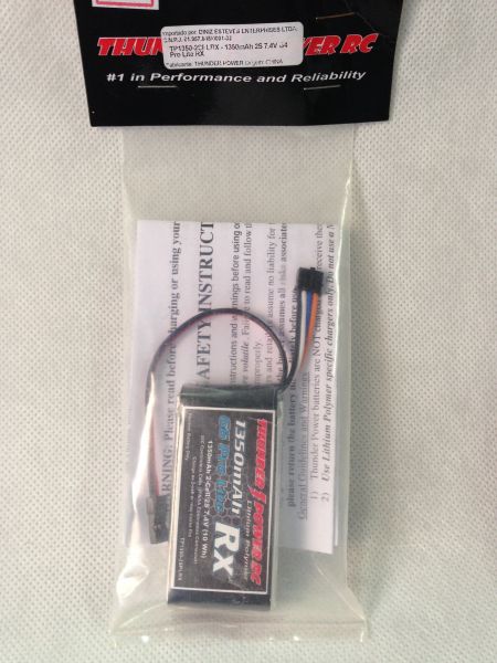 1350mAh 2S 7.4V G6 Pro Lite 25C THUDER POWER